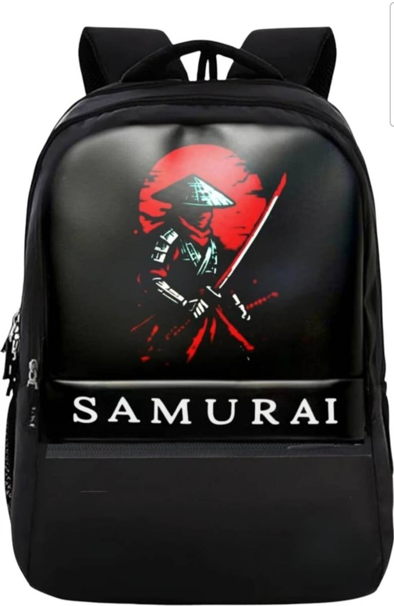 AR SRAR GOLD Samurai Print Backpack for Men Boys Stylish Laptop Bag College Travel 45 L Trolley Laptop Backpack