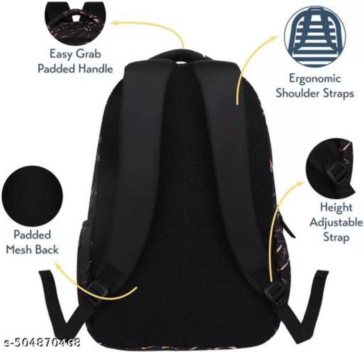 HINEX BAGS Casual Travel Backpack for Boys & Girls | Lightweight School College Bag Stylish 30 L Laptop Backpack — photo 2
