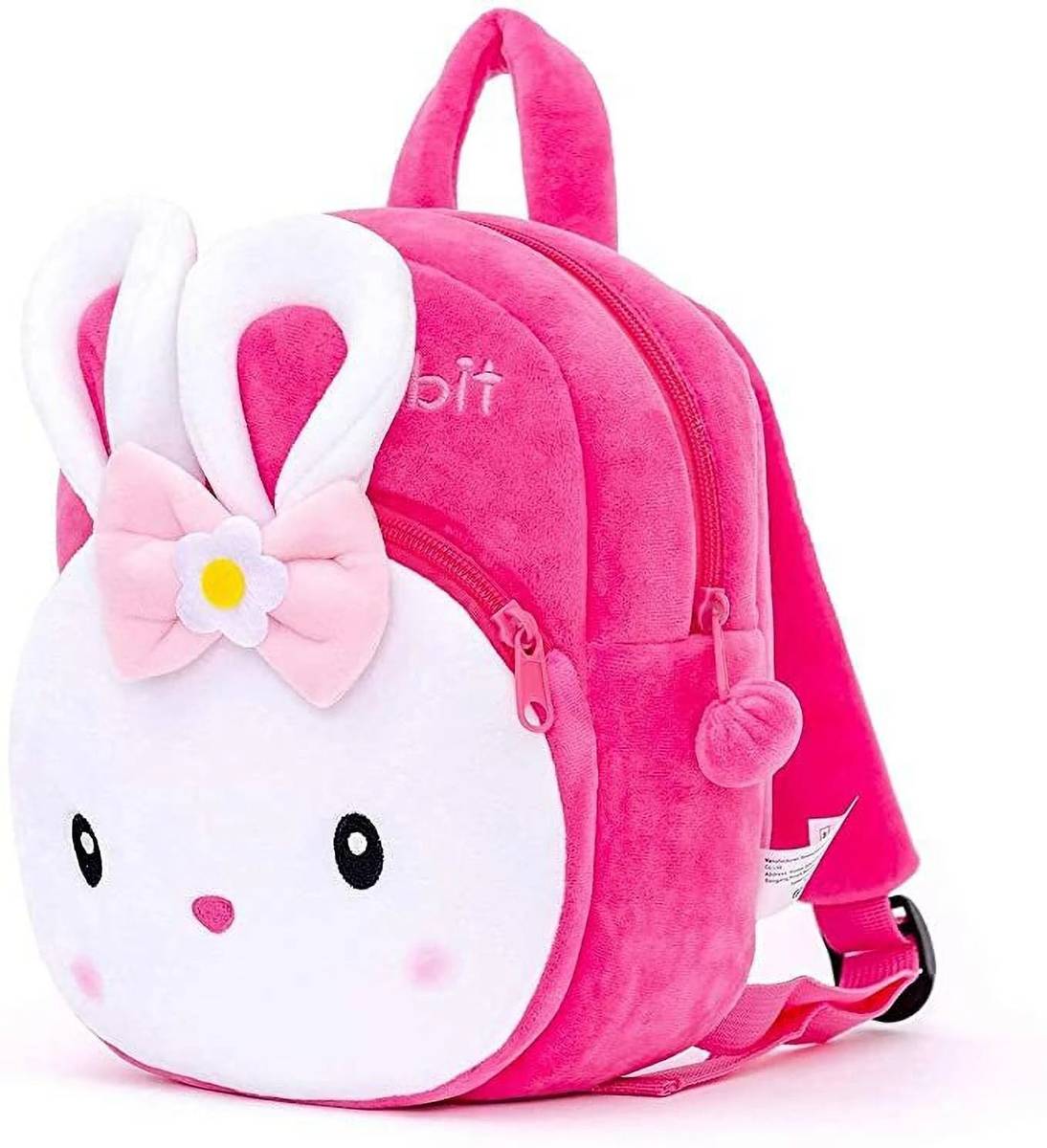 KASHAF ENTERPRISES Kongi Rabbite School Bag Soft Plush Backpacks Baby 1 to 3 Age Boy,Girls Nursery 12 L Backpack — photo 3