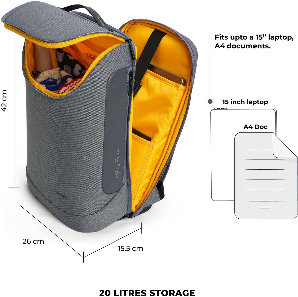 Mokobara The Transit Backpack - 20L 20 L Laptop Backpack — photo 3