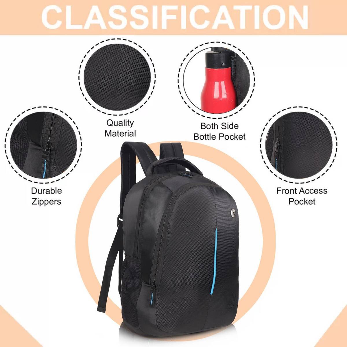 HP Travel / School /Collage / Office And Multipurpose BagSam_ 27 L Laptop Backpack — photo 5