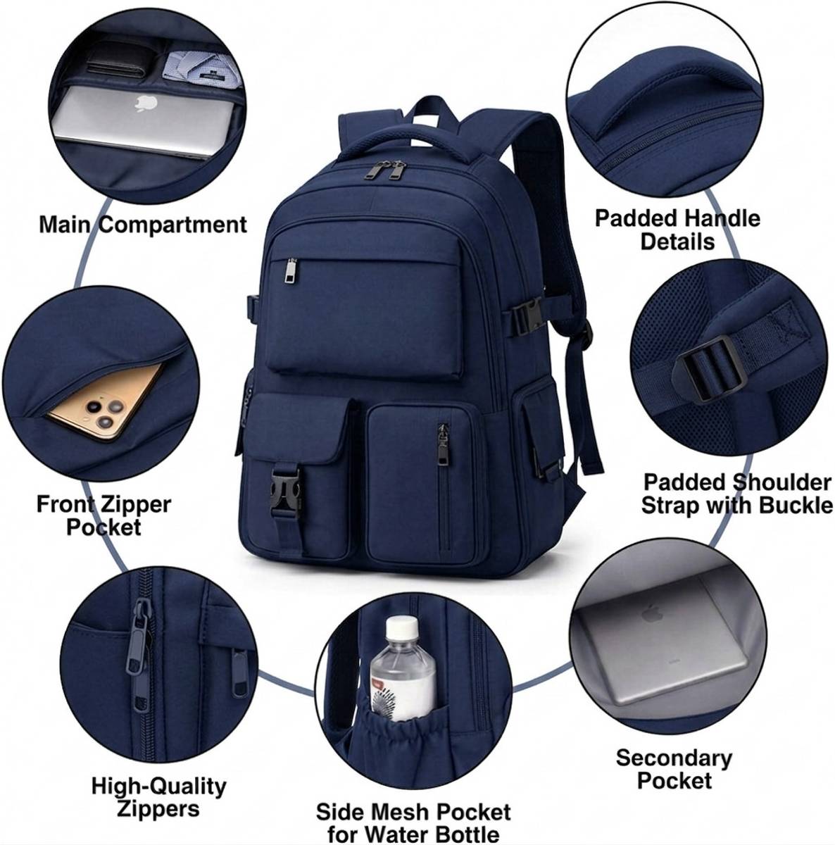 Coplis Modern Kawaii Backpack with Multiple Compartments for School, College & Travel 28 L Backpack — photo 4