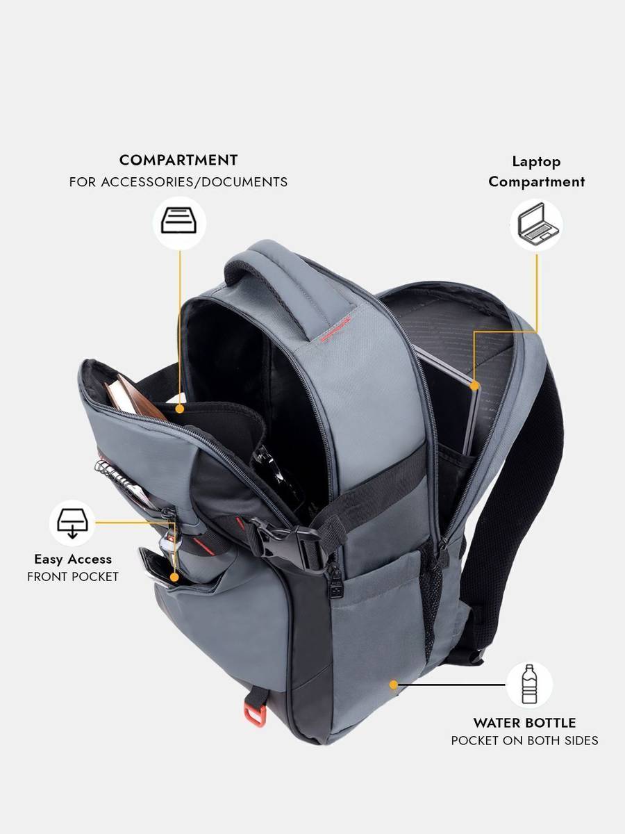 SWISS MILITARY GHOST X Multi Utility Backpack with Headphone Socket 30 L Backpack — photo 3