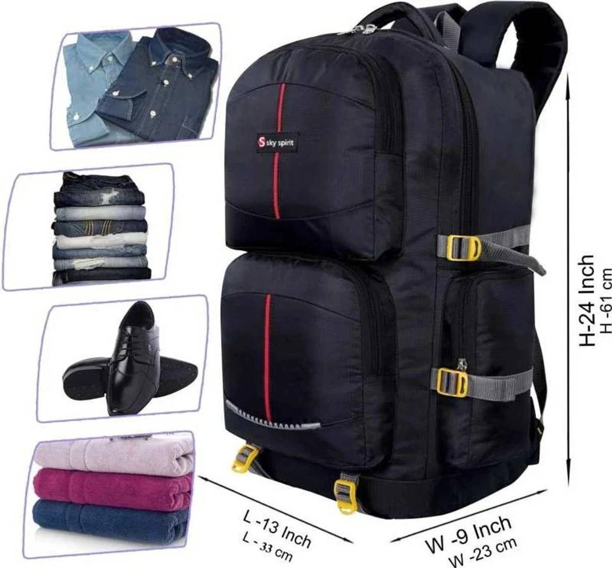 Backpack large 50L for Outdoor Sport Hiking travel bags (Blue) 50 L Backpack — photo 3
