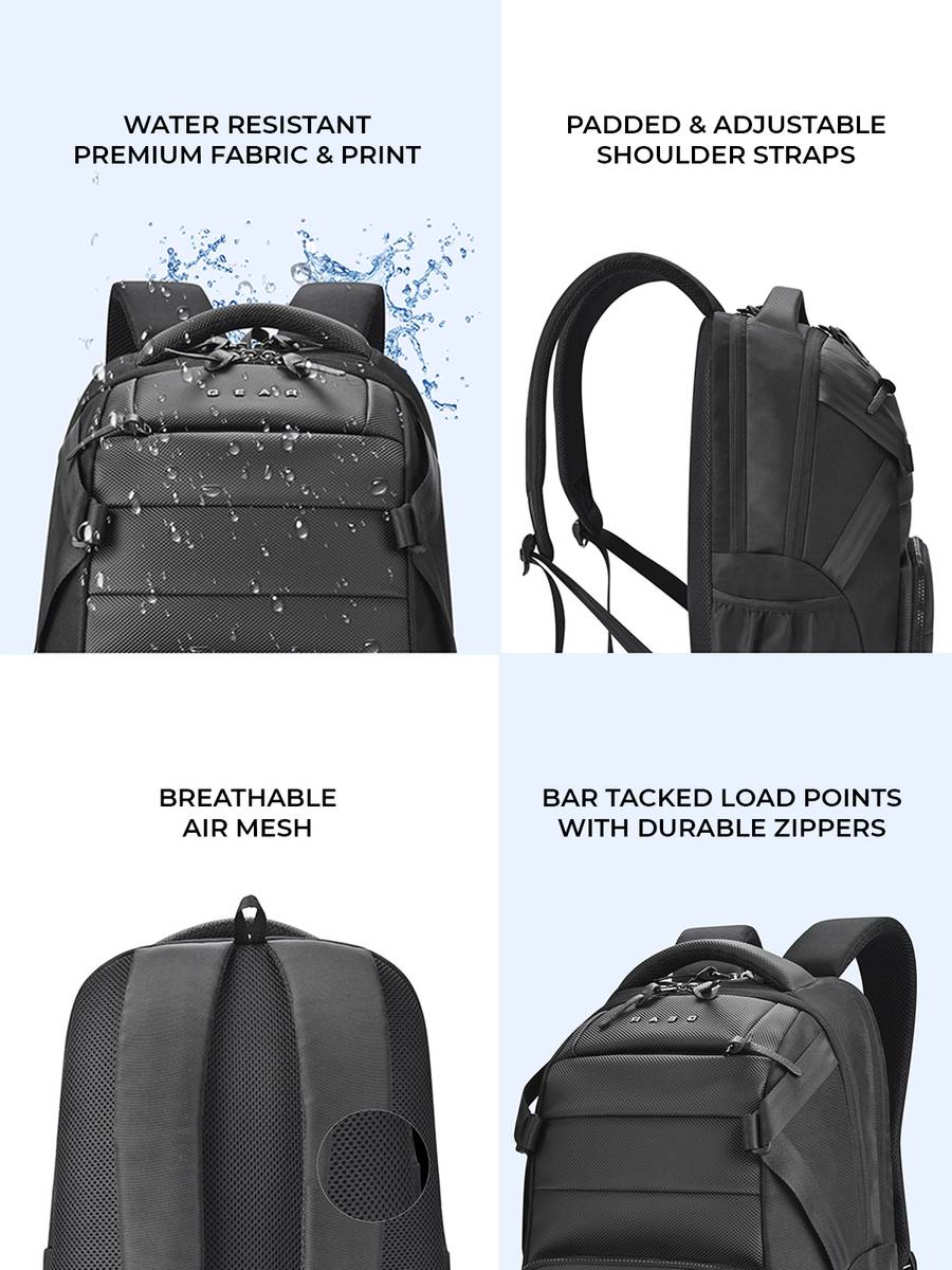 Gear Aspire Faux Leather Laptop Backpack 17 26 L Laptop Backpack — photo 5