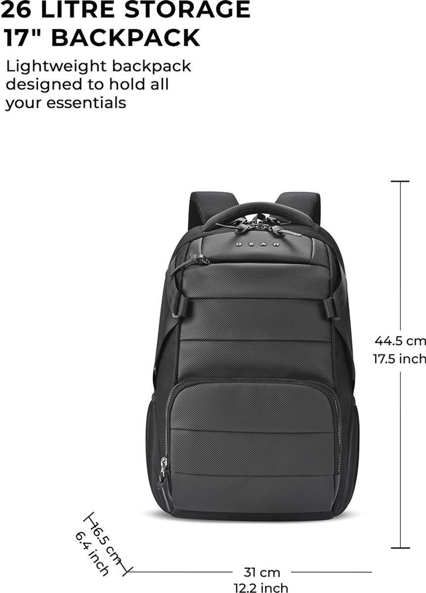 Gear Aspire Faux Leather Laptop Backpack 17 26 L Laptop Backpack — photo 2