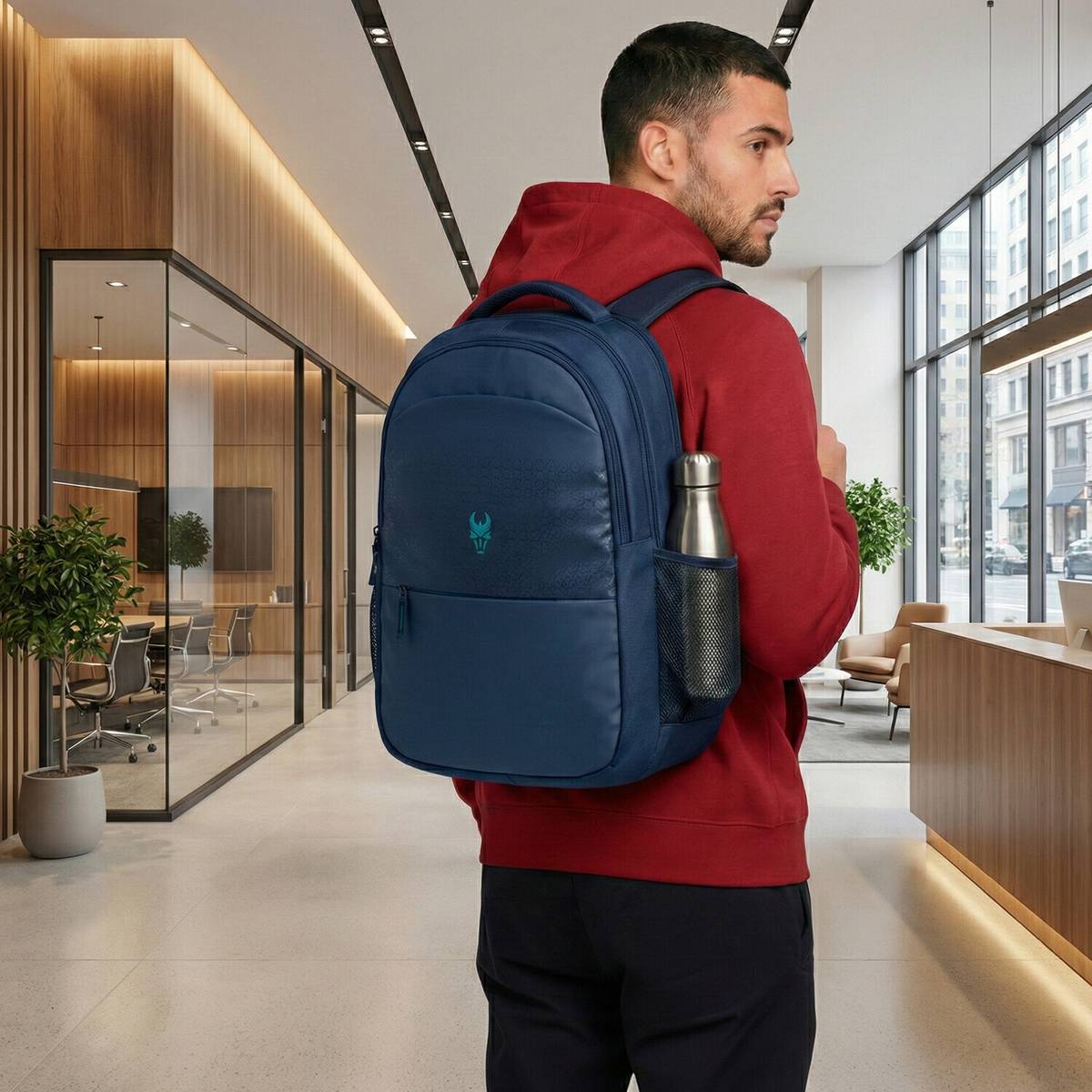 Krishiv 28L Tech Backpack Lightweight & Durable Laptop Bag for Travel & Office 28 L Laptop Backpack