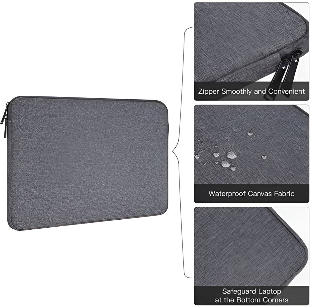 LIFINI Laptop Bag Sleeve For 13.5 - 14 Inch Laptop Case Cover Pro With Charger Pouch Waterproof Laptop Sleeve/Cover — photo 2