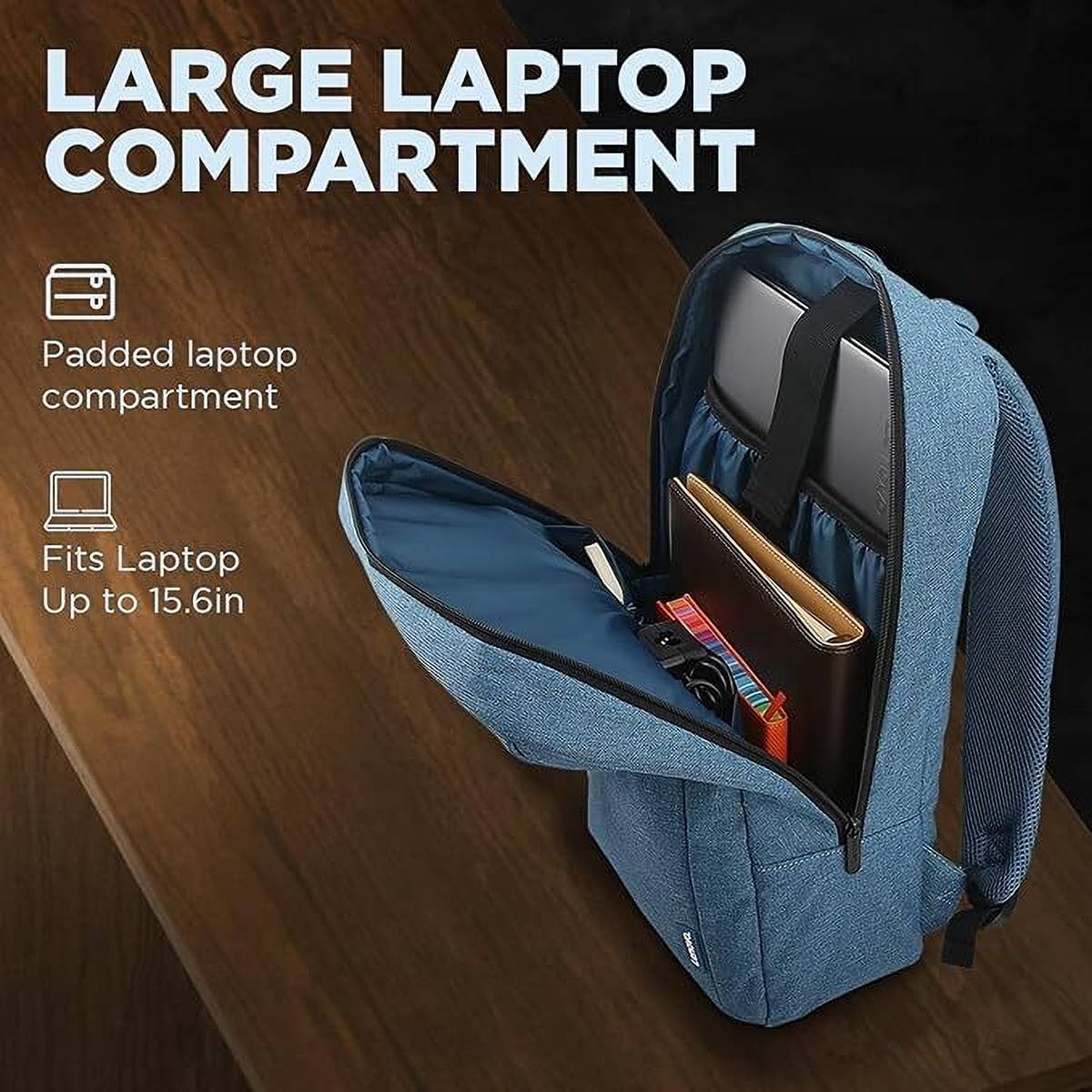 Lenovo Laptop Casual Backpack B210 Waterproof Multipurpose Bag — photo 4