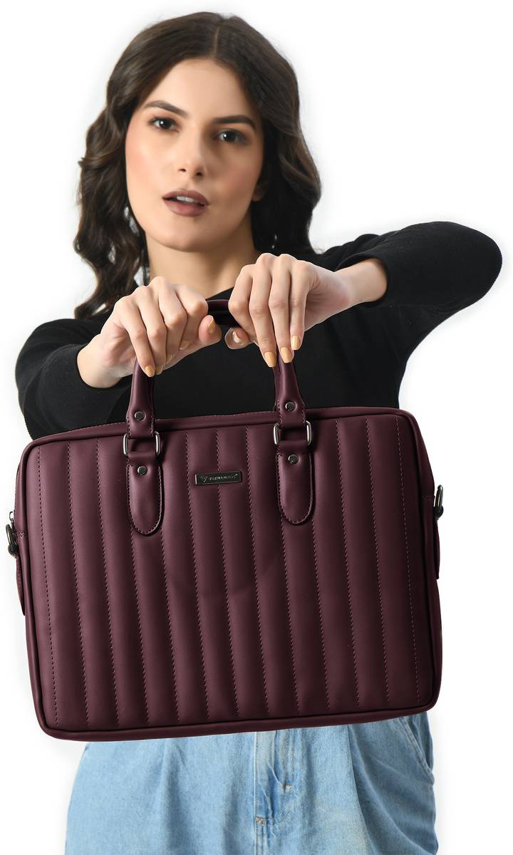Vaku Luxos VENESA 13"|14" Inch Leather Organizer Shoulder Sling Office Bag for Men & Women Laptop Bag — photo 2
