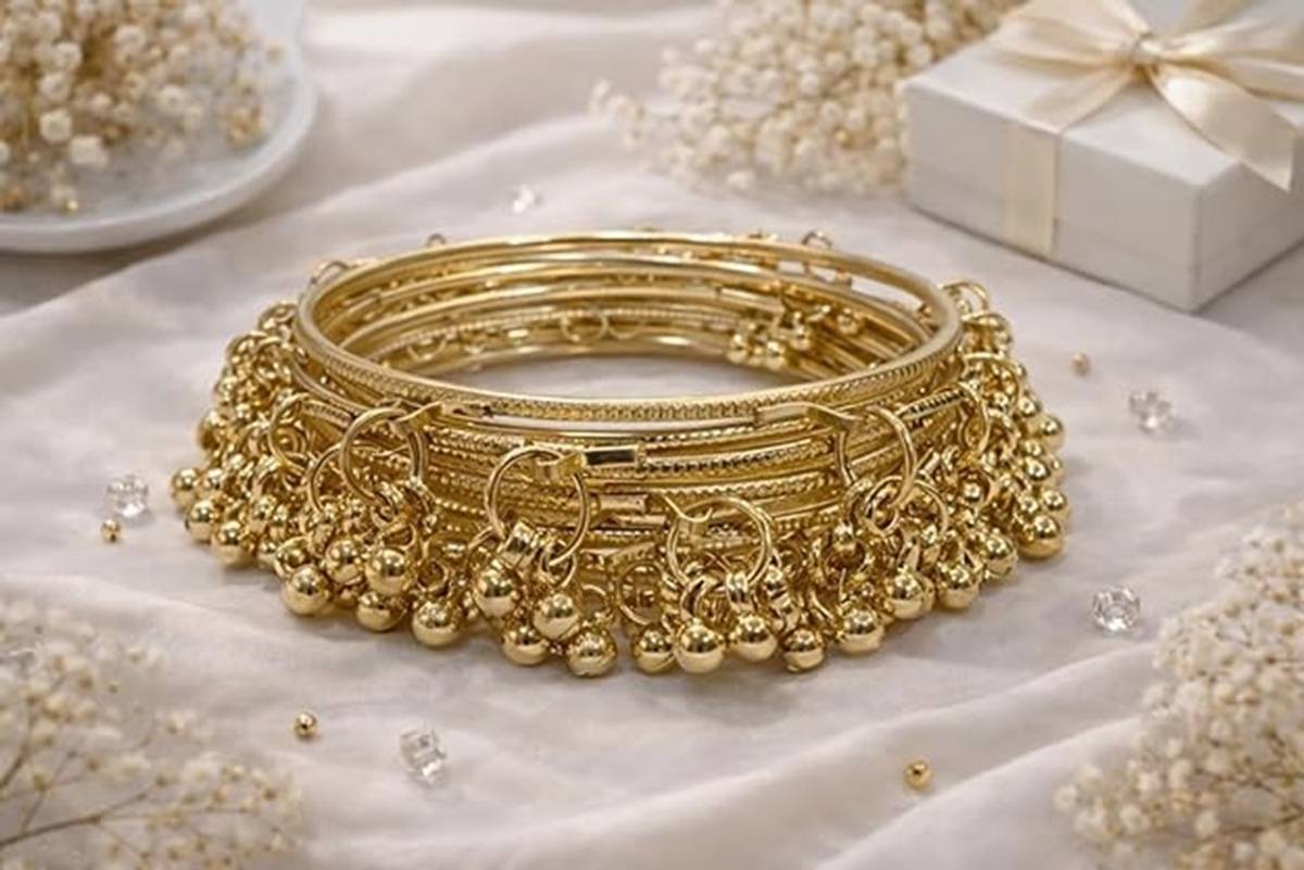 TrueBeauty Metal Beads Bangle — photo 3