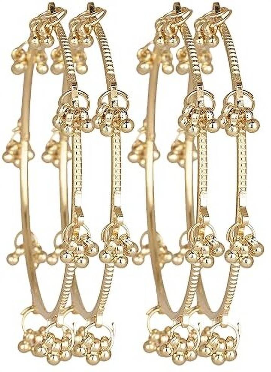 R SANDEEP INTERNATIONAL Metal Beads Bangle