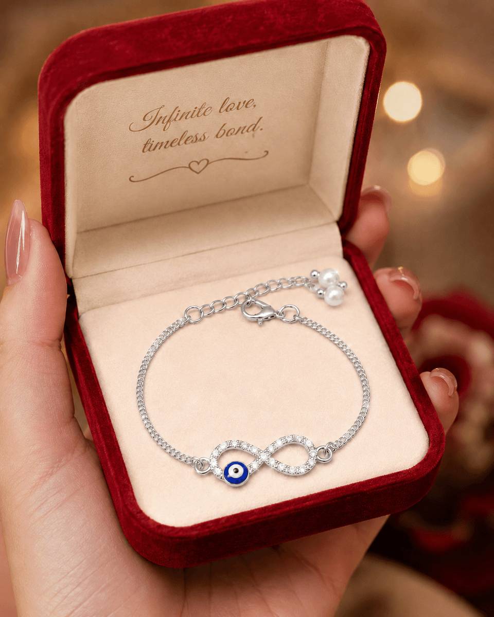 KAMALAKSH Brass Pearl, Cubic Zirconia Silver Coated Bracelet