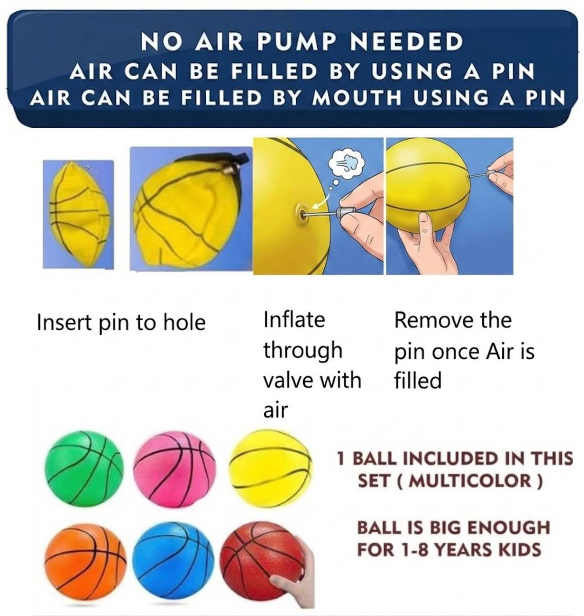 Kitty Basketball Set for Kids with Hoop Ball & Net Indoor Outdoor Sports Toy Basketball Ring — photo 4