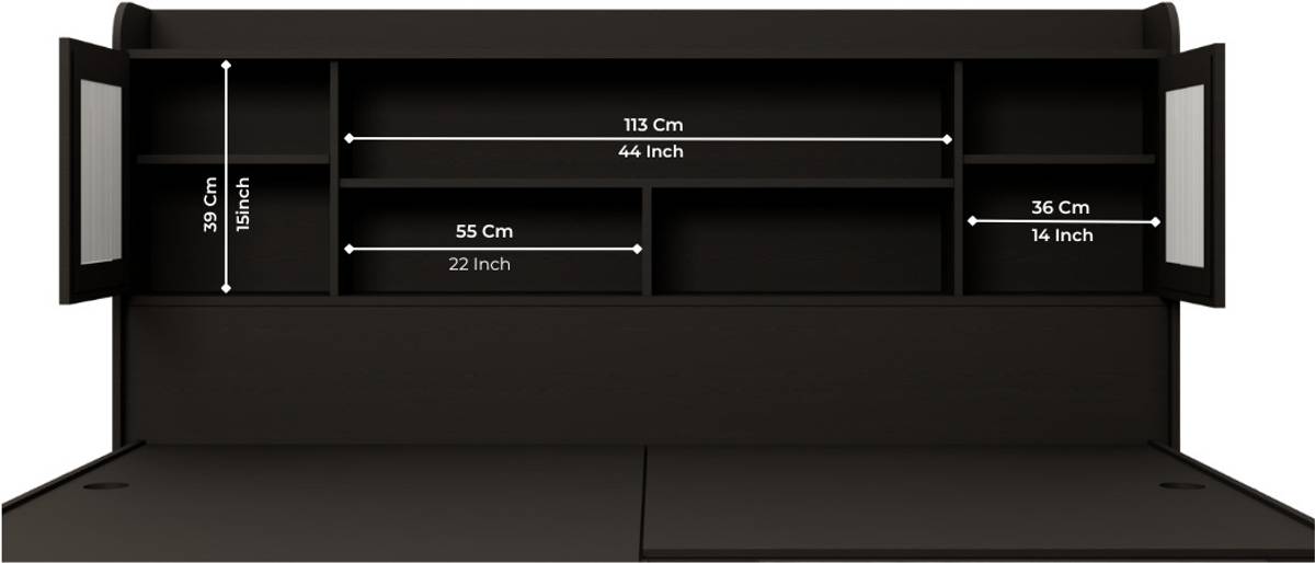 neuspace Amber Queen Size Bed with Headboard & Box Storage Engineered Wood|Polycarbonate| Engineered Wood Queen Box Bed, 221 cm x 163 cm (7.25 ft x 5.35 ft) — photo 5