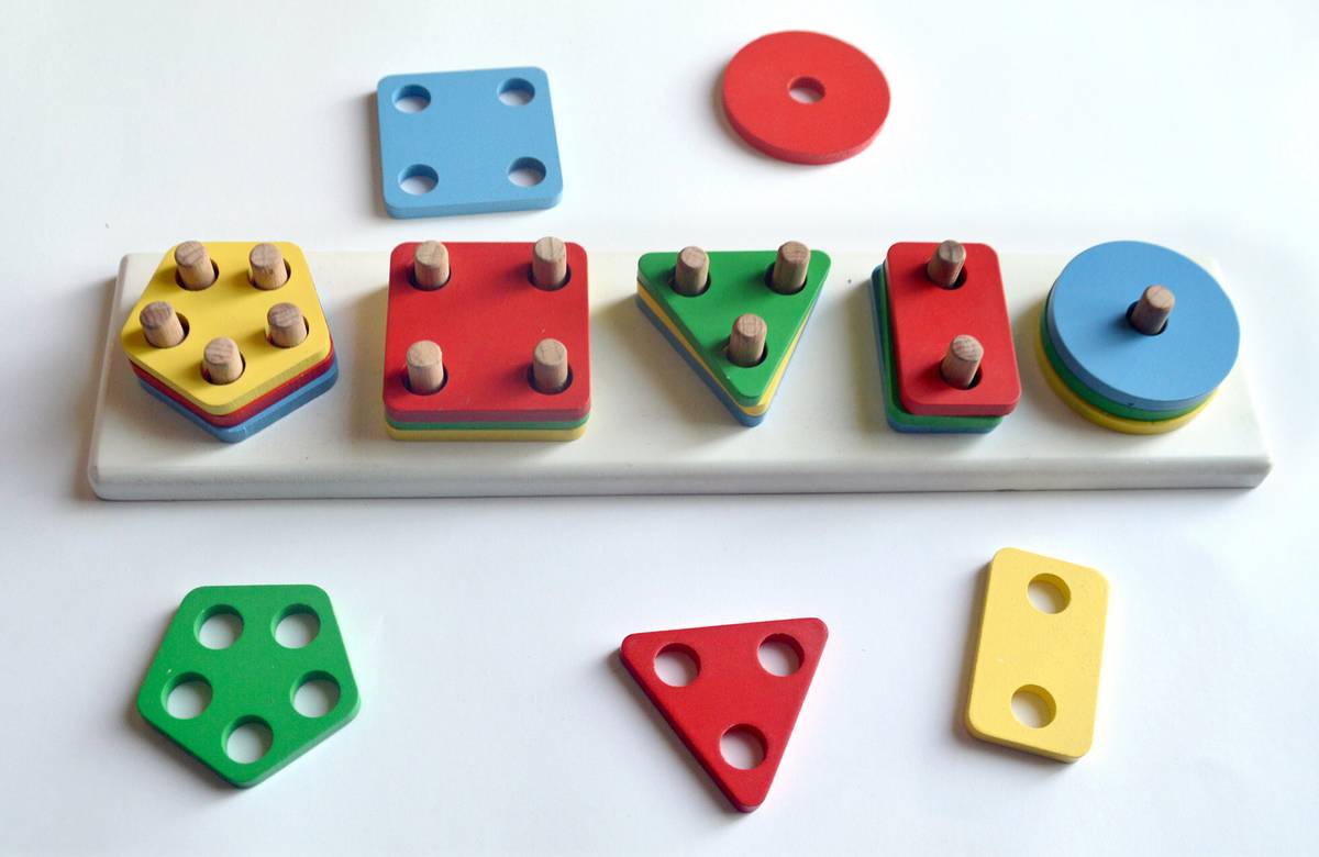 Wooden 5 Shape Sorter