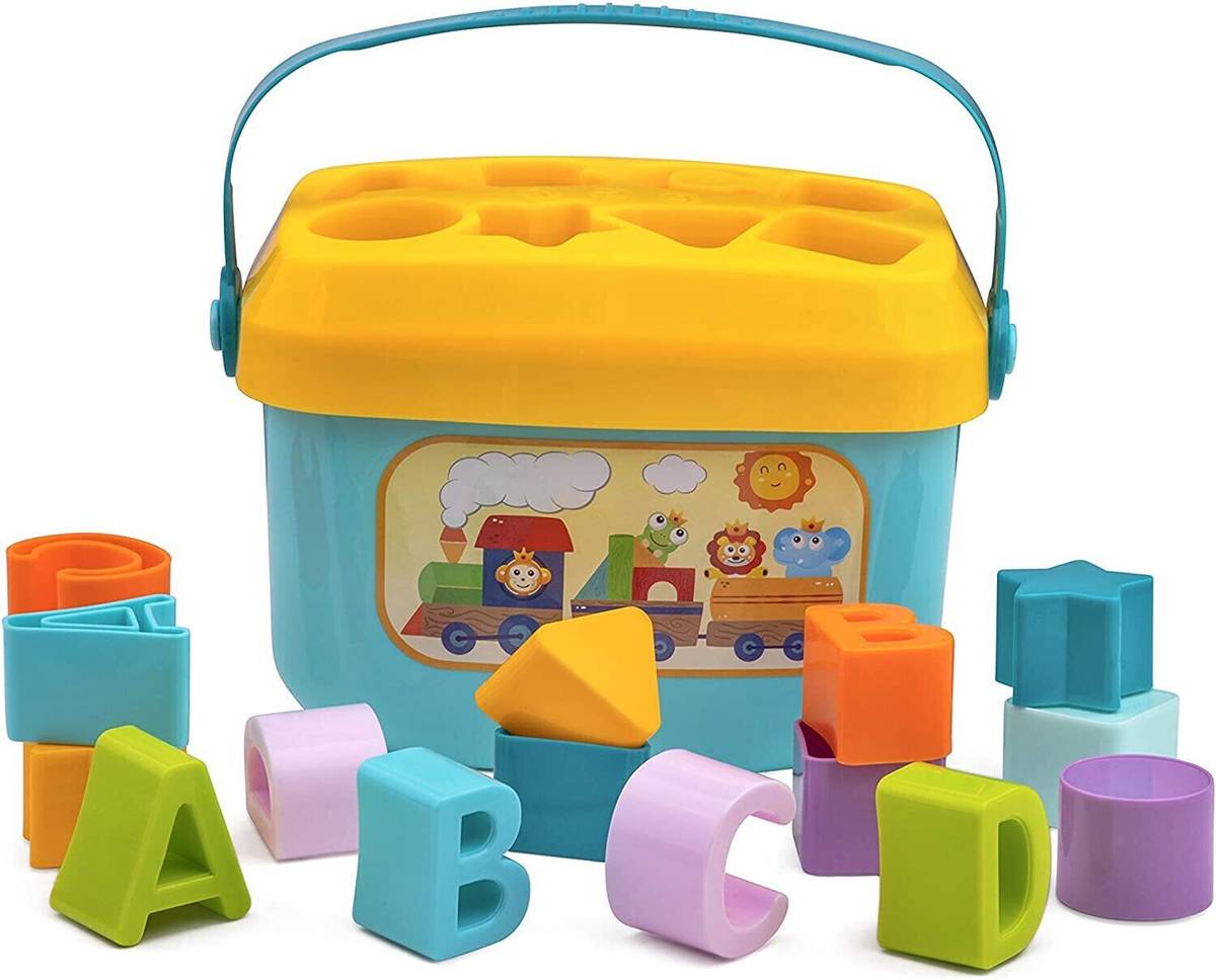Baby and Toddler First Block Shape ABCD Shape Learning Activity Toy — photo 4