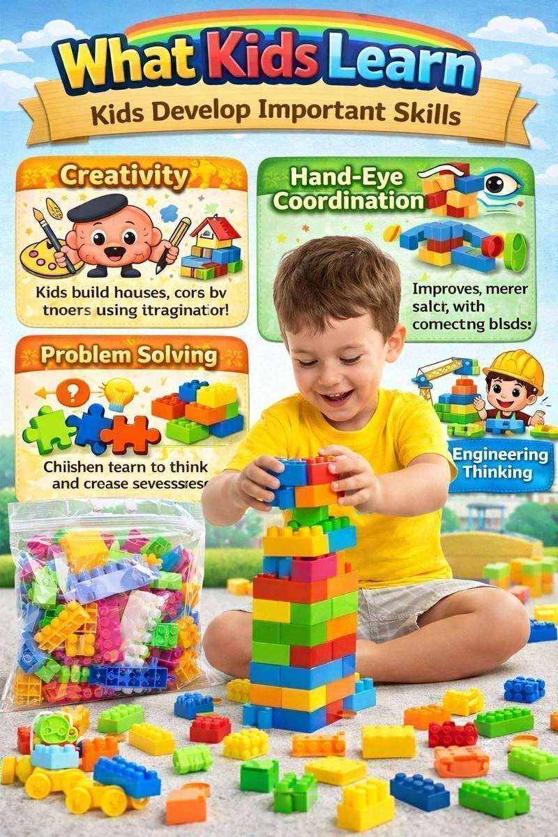 KIKIZI Educational Building Blocks for Kids – Colorful, Safe & Creative — photo 5