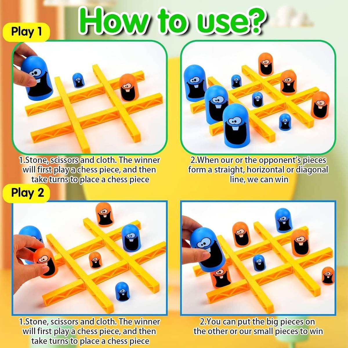Gobble Game Unique Twist Tic Tac Toe for Quick Thinking Educational Board Games — photo 4