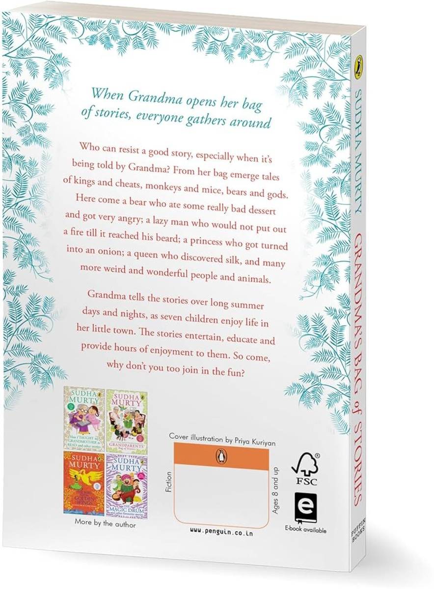 Grandma's Bag Of Stories: Collection of 20+ Illustrated short stories, traditional Indian folk tales by Sudha Murty — photo 2