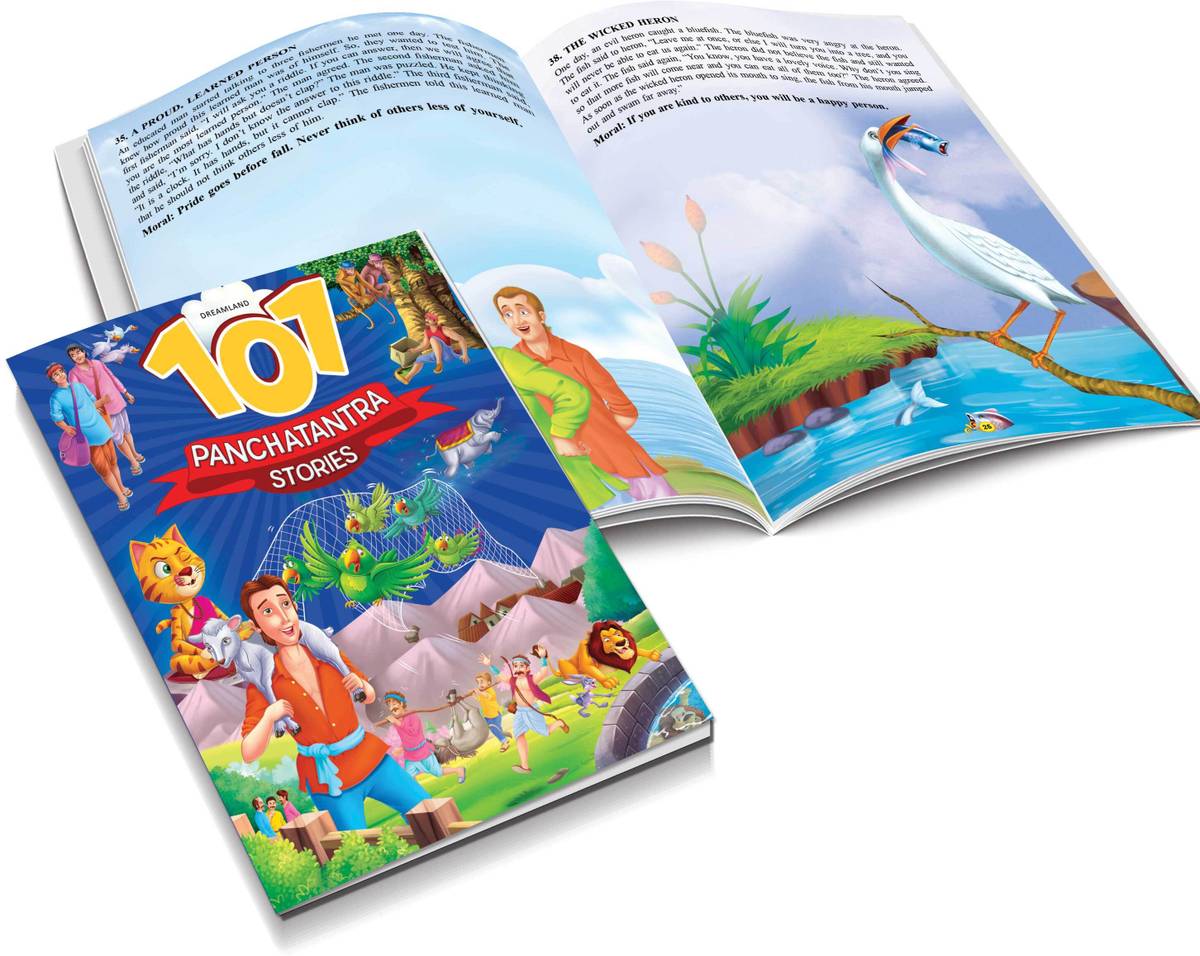 101 Panchatantra Stories  - Moral Story Books for Kids - English Short Stories with Colourful Pictures - Bedtime Children Story Book — photo 5