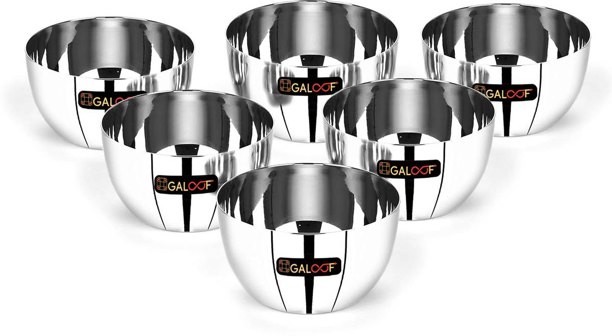 Stainless Steel Vegetable Bowl heavy gauge set of 6 — photo 4