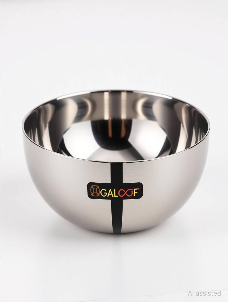 Stainless Steel Vegetable Bowl heavy gauge Vegetable bowl set of 5 Stainless Steel vati — photo 3