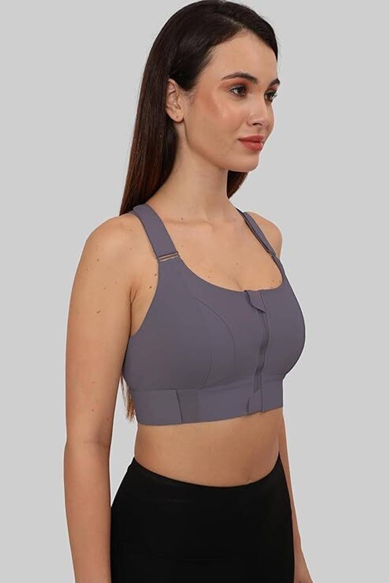 Sensual Lady Sports Yoga Bra with Adjustable Straps High Impact Shockproof Brassiere Women Sports Lightly Padded Bra — photo 3