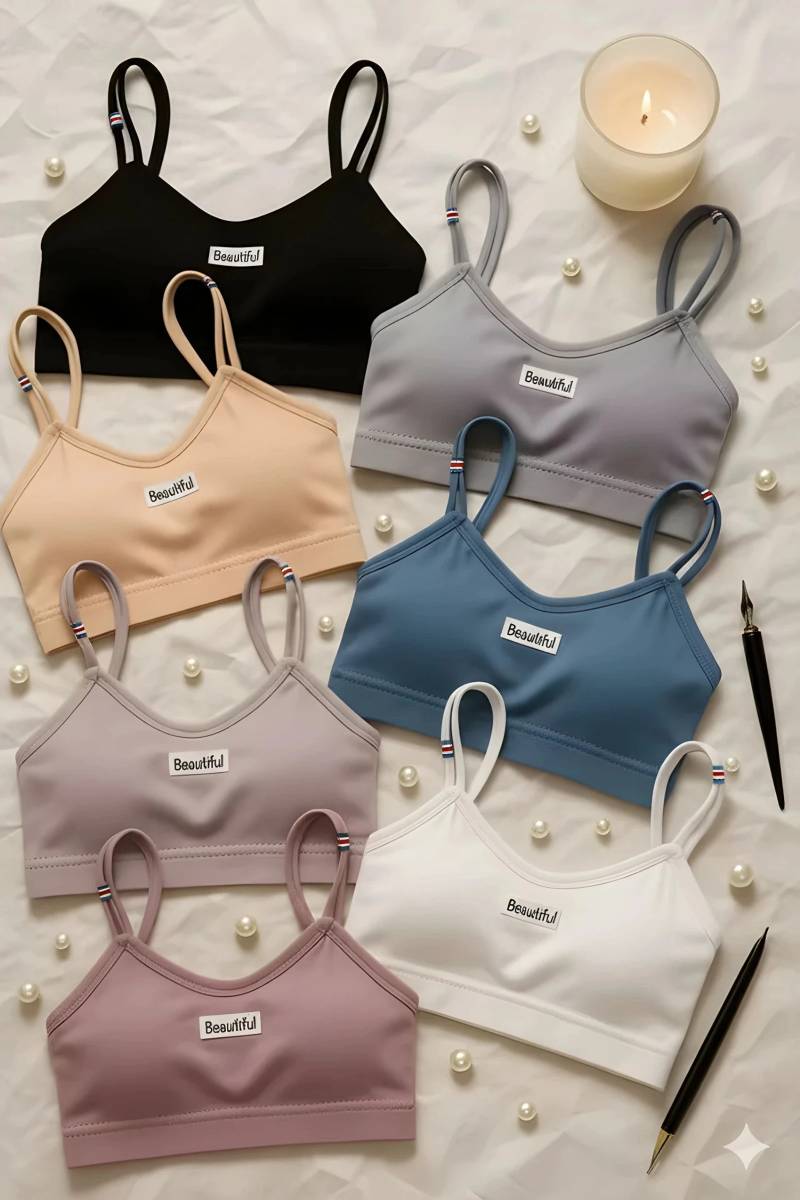 DIKRAH Women Sports Lightly Padded Bra