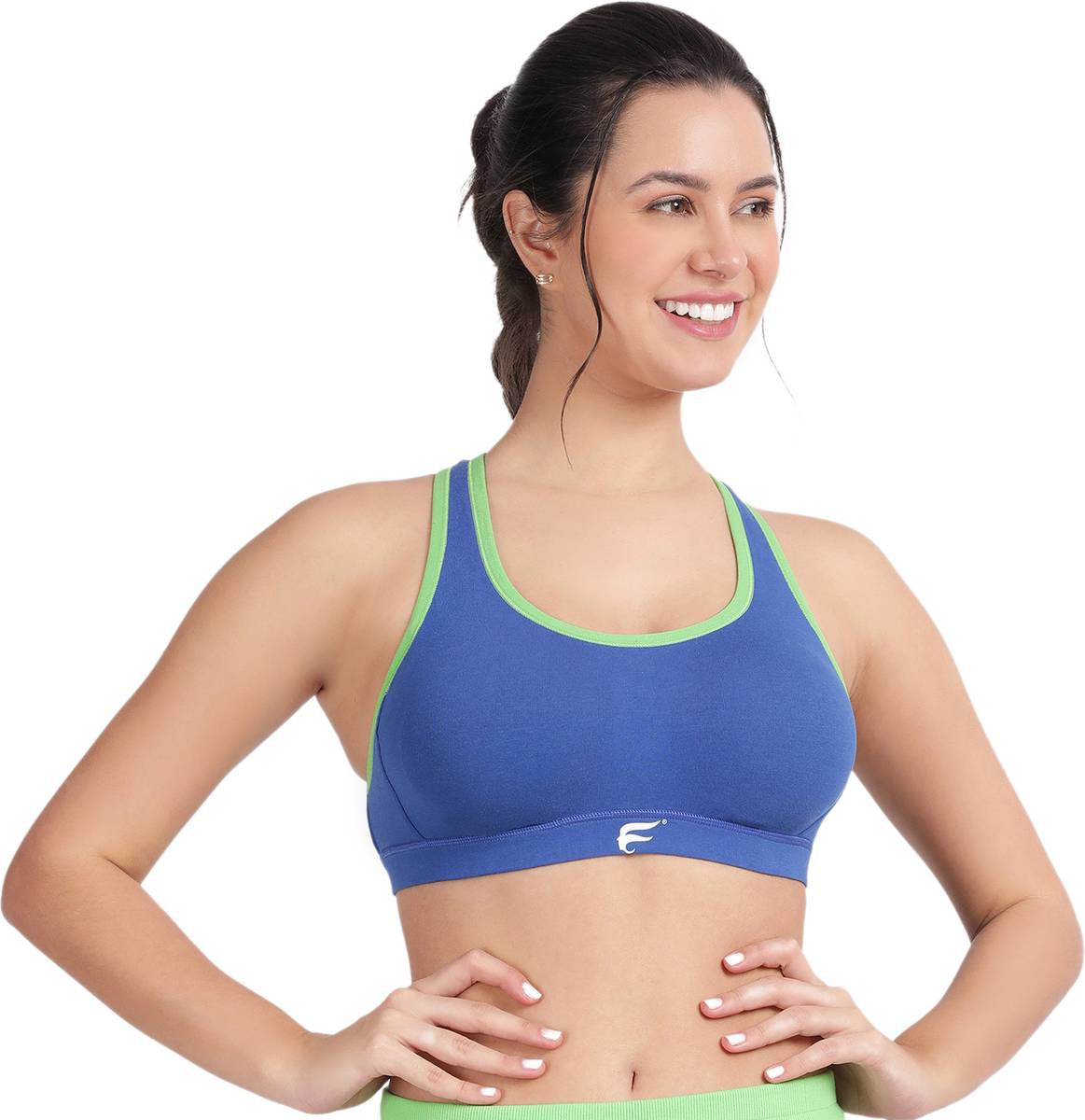 Envie 1050 Women Lightly Padded Sports Bra/Wirefree Removable Pad Racerback Sport Bra Women Sports Lightly Padded Bra