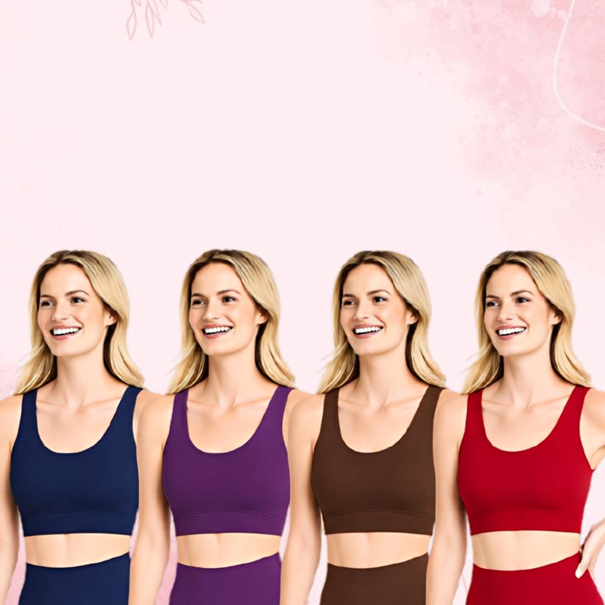 Havenhues Performance Workout Bra for Women Breathable Soft Active Support Women Sports Non Padded Bra