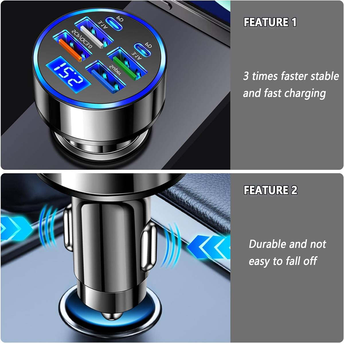 Flenzy 4.8 Amp Turbo Car Charger — photo 2