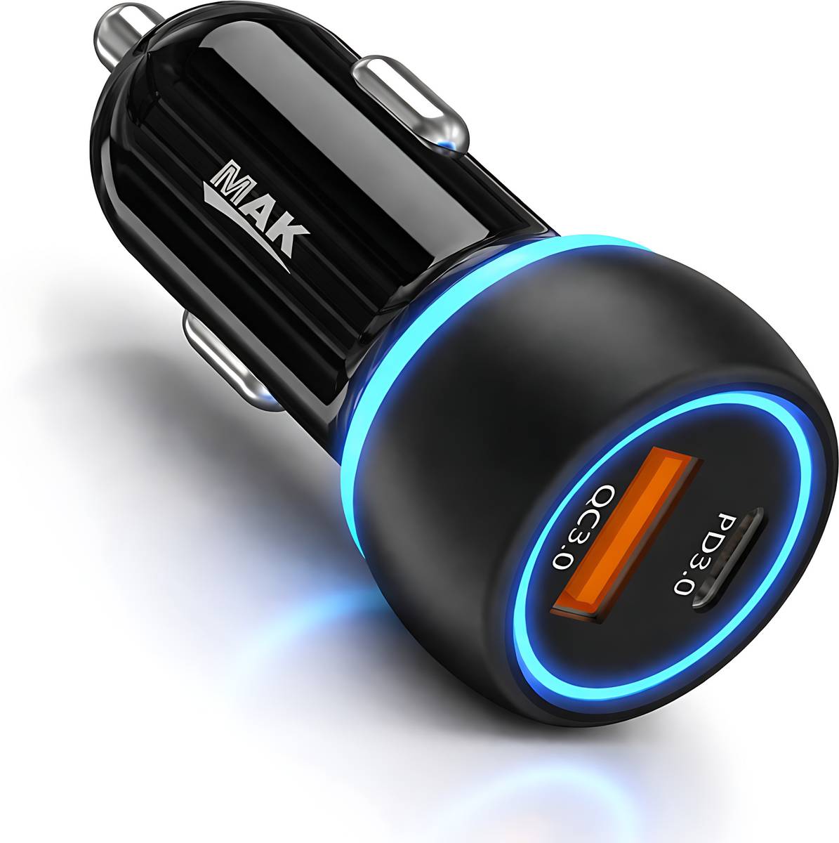 MAK 80 W Qualcomm 3.0 Turbo Car Charger