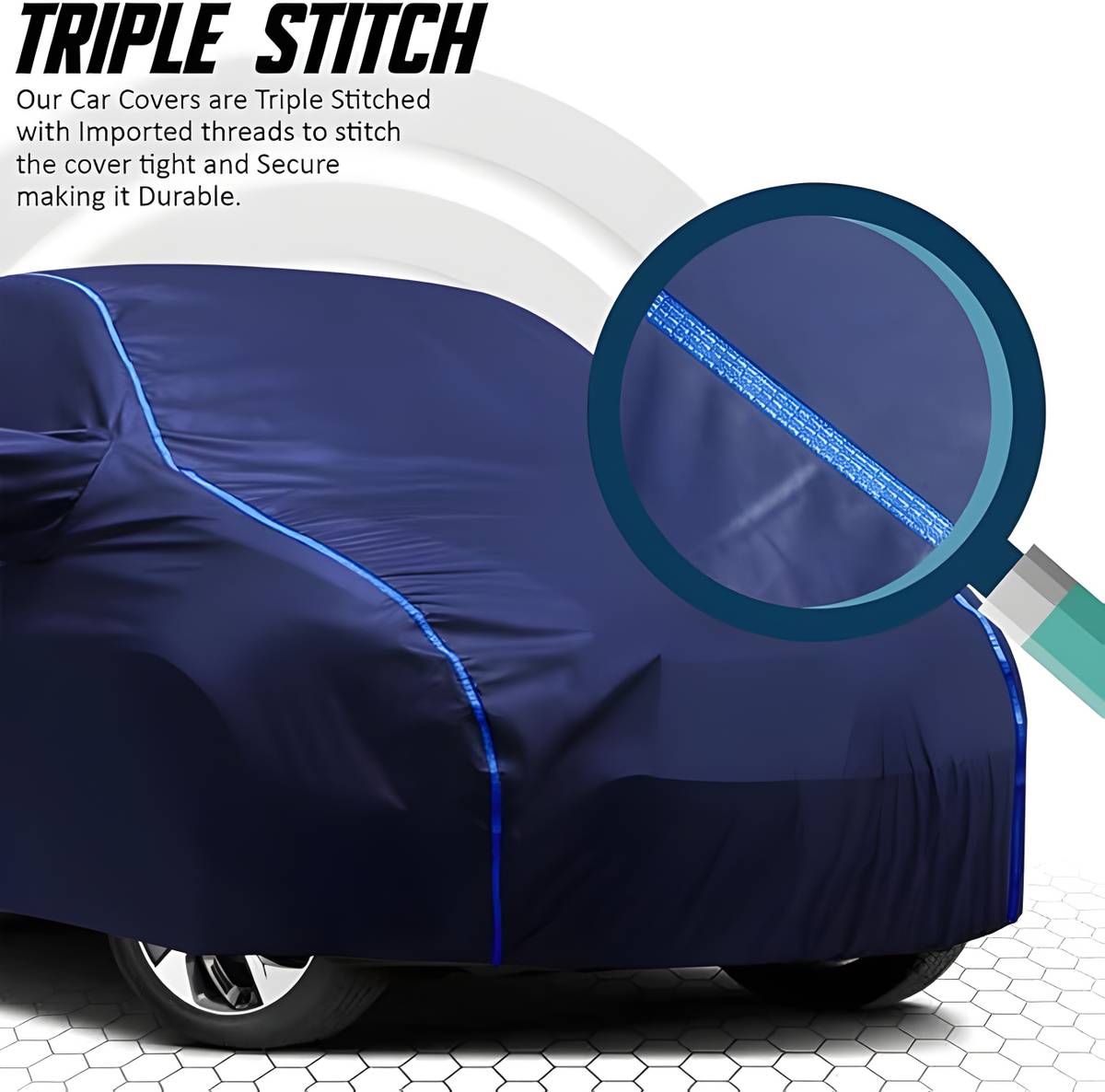 Autohaux Car Cover For Maruti Suzuki Zen 1.0i (With Mirror Pockets) — photo 5
