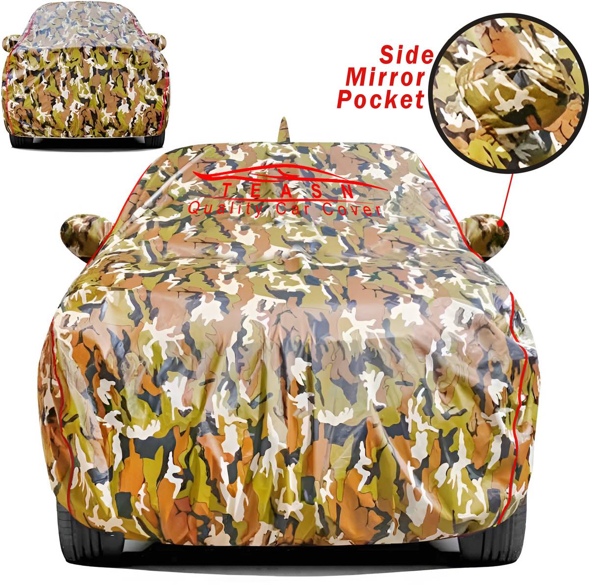 TEASN Car Cover For Tata Tigor (With Mirror Pockets) — photo 2