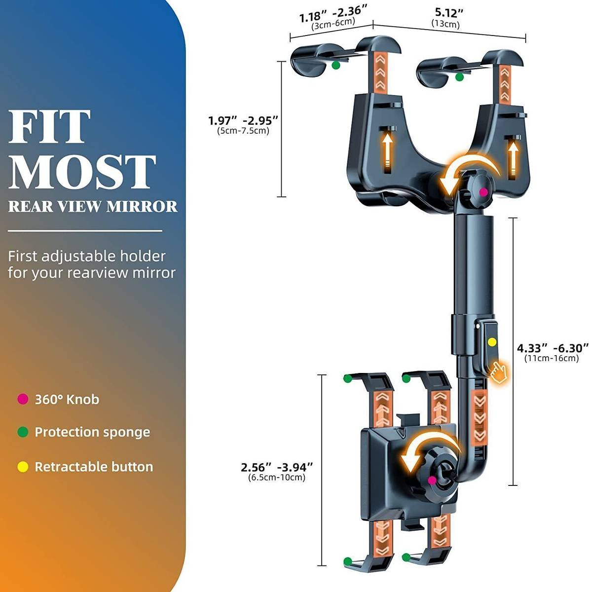 Hold up Car Mobile Holder for Clip — photo 2