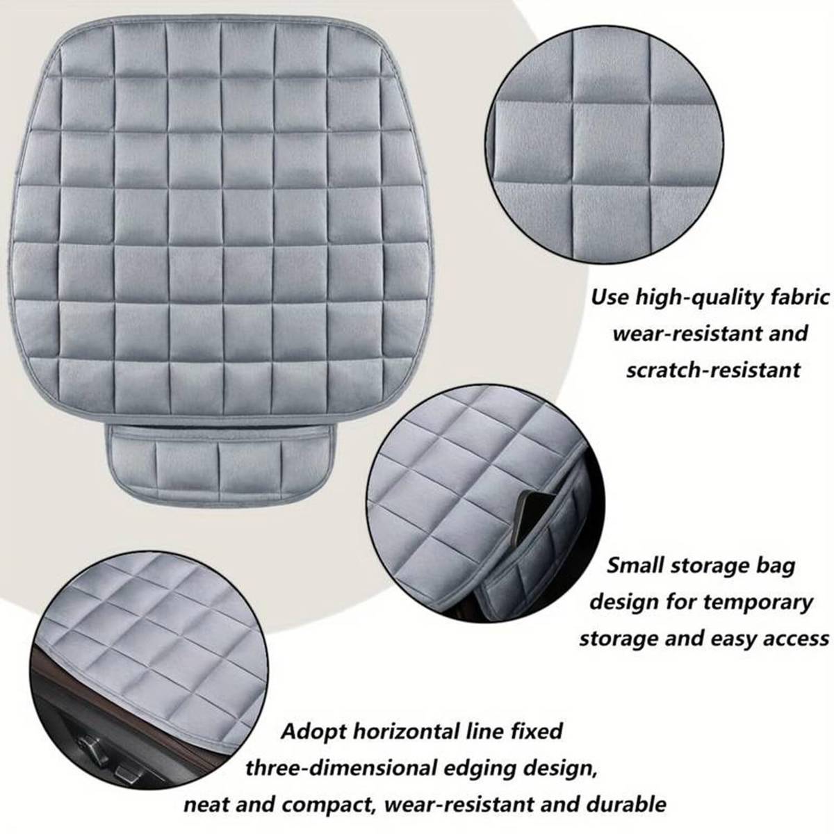 VARNIIMPEX Velvet Car Seat Cover For Universal For Car — photo 5