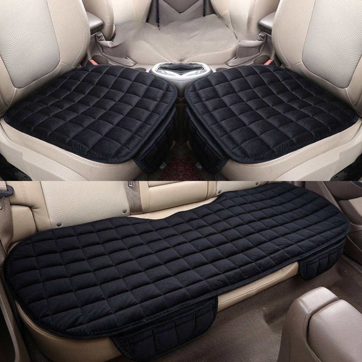 BESTZONE RETAIL MALL Velvet Car Seat Cover For Honda, Hyundai, Kia, Mahindra, Maruti, Skoda, Tata, Toyota, Universal For Car
