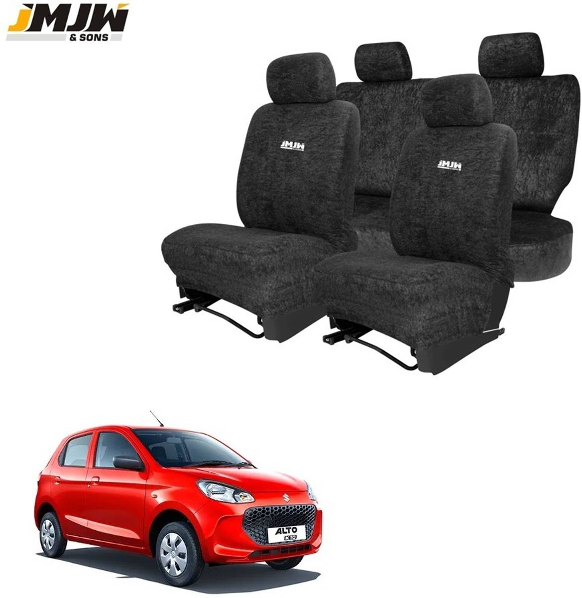 JMJW & SONS Cotton Car Seat Cover For Maruti Alto K10