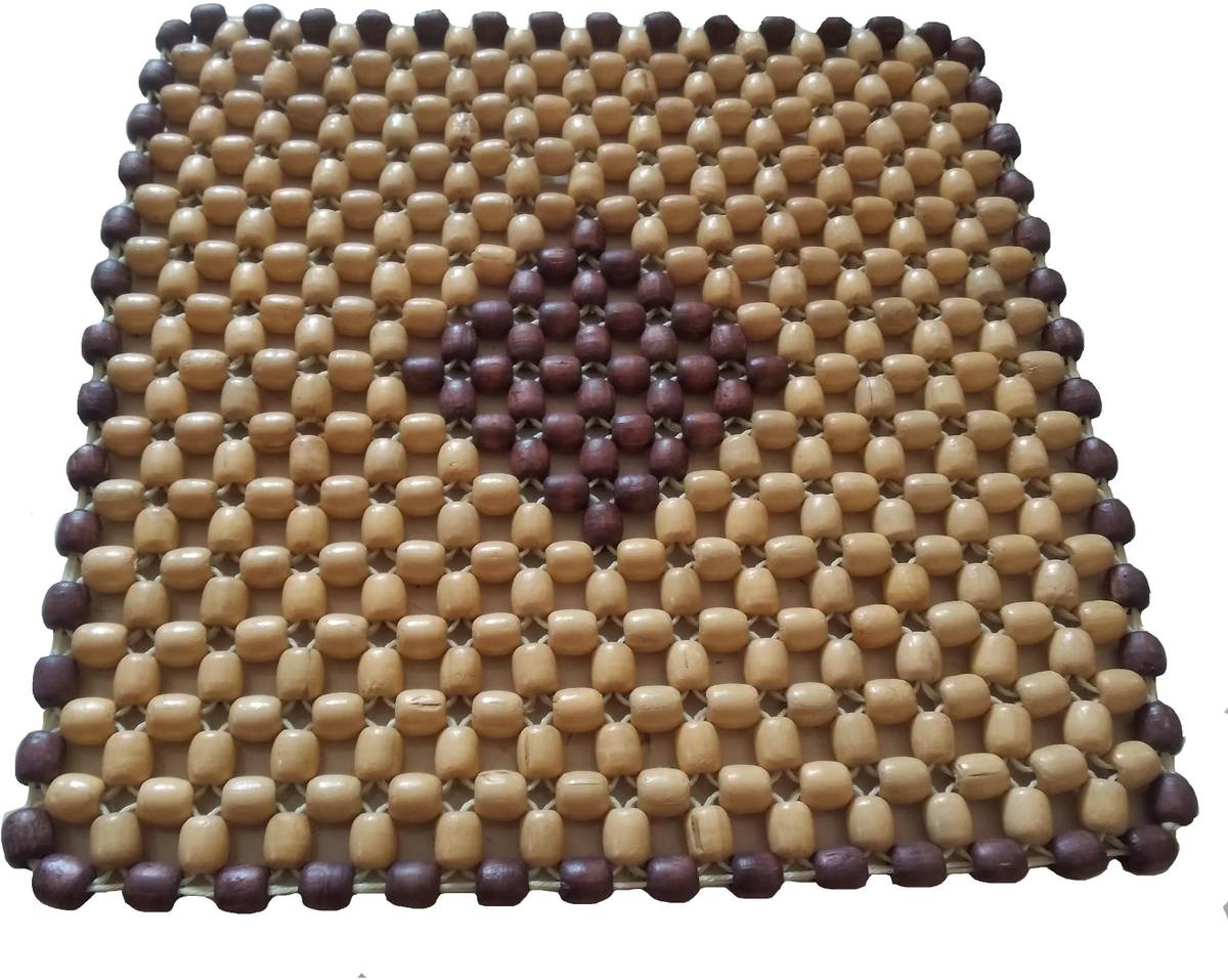 Beads Wooden Car Seat Cover For Hyundai, Mahindra, Maruti, Toyota, Tata, Honda, Universal For Car Swift Dzire, i20, i10 Active, Eeco