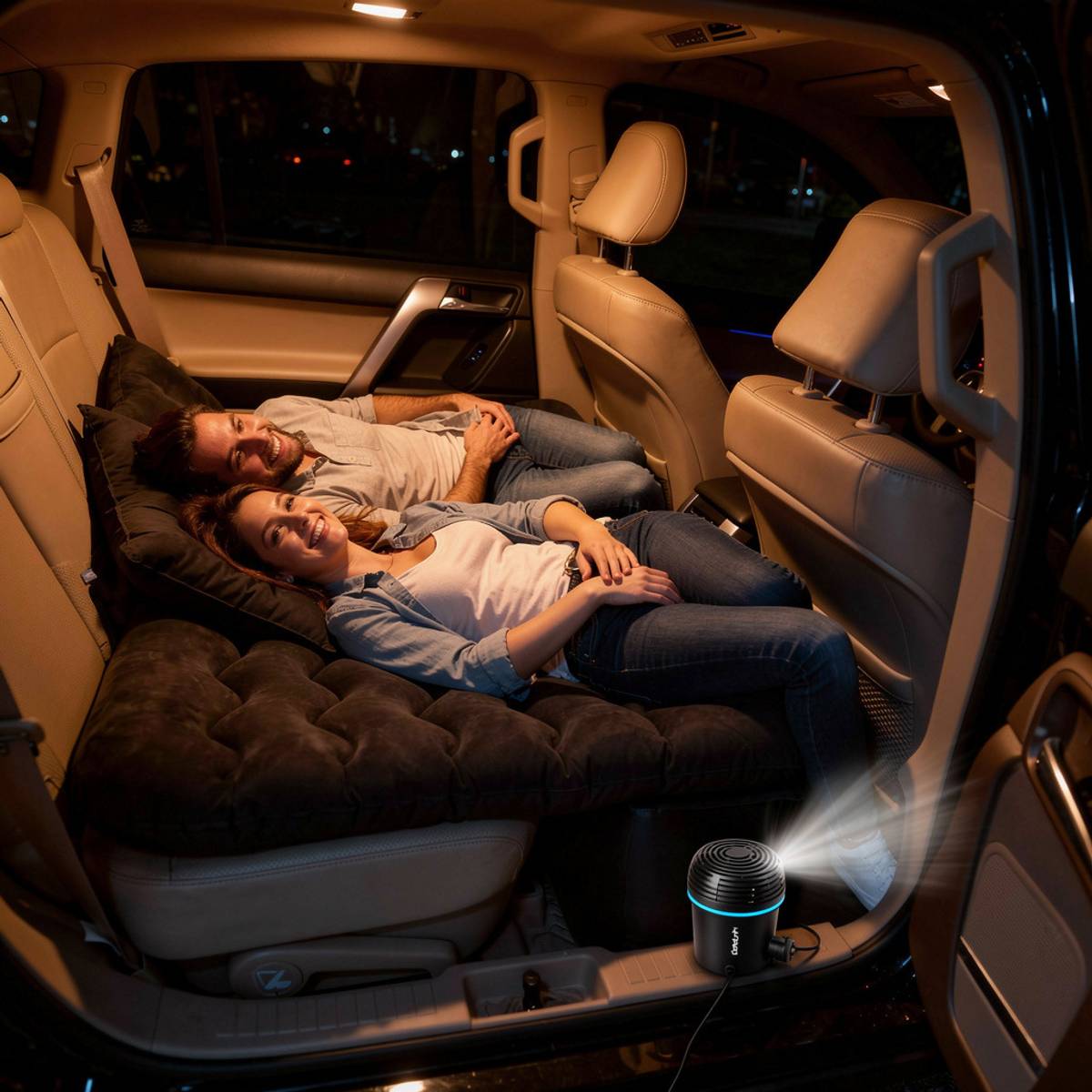SELECTRA AIR CAR BED//// BLACK_105 Car Inflatable Bed — photo 3