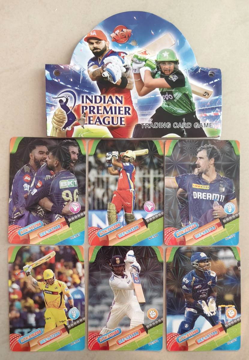 Turners IPL Cricket Pack of 50 Pcs | Virat Rohit Hrdik All Format Trading Cards — photo 2