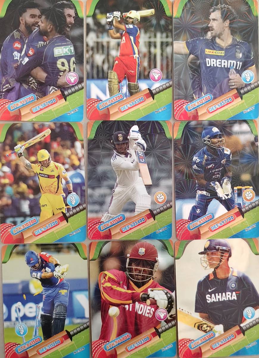 Turners IPL Cricket Pack of 50 Pcs | Virat Rohit Hrdik All Format Trading Cards — photo 4