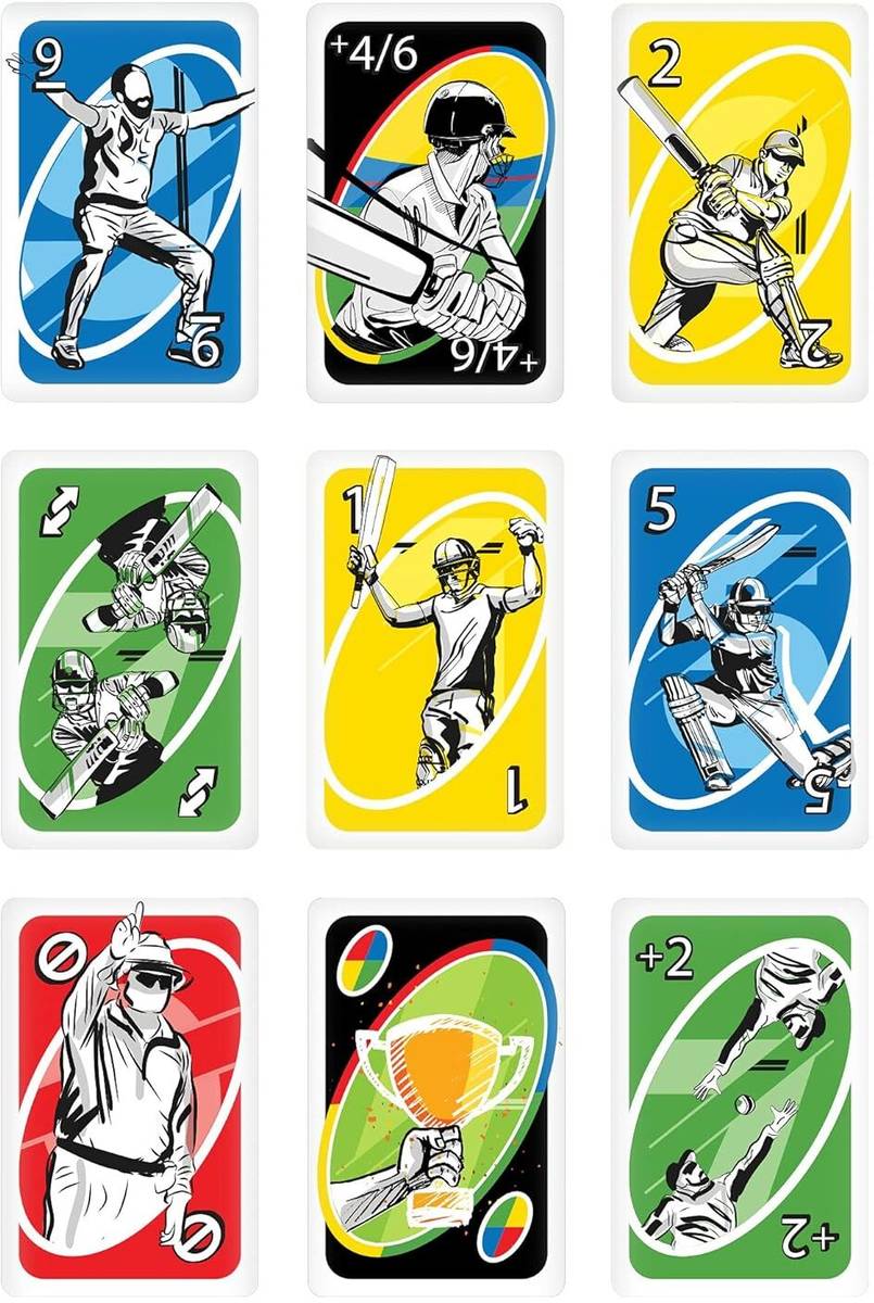UNO Cricket & UNO Teams Card Game Combo — photo 4
