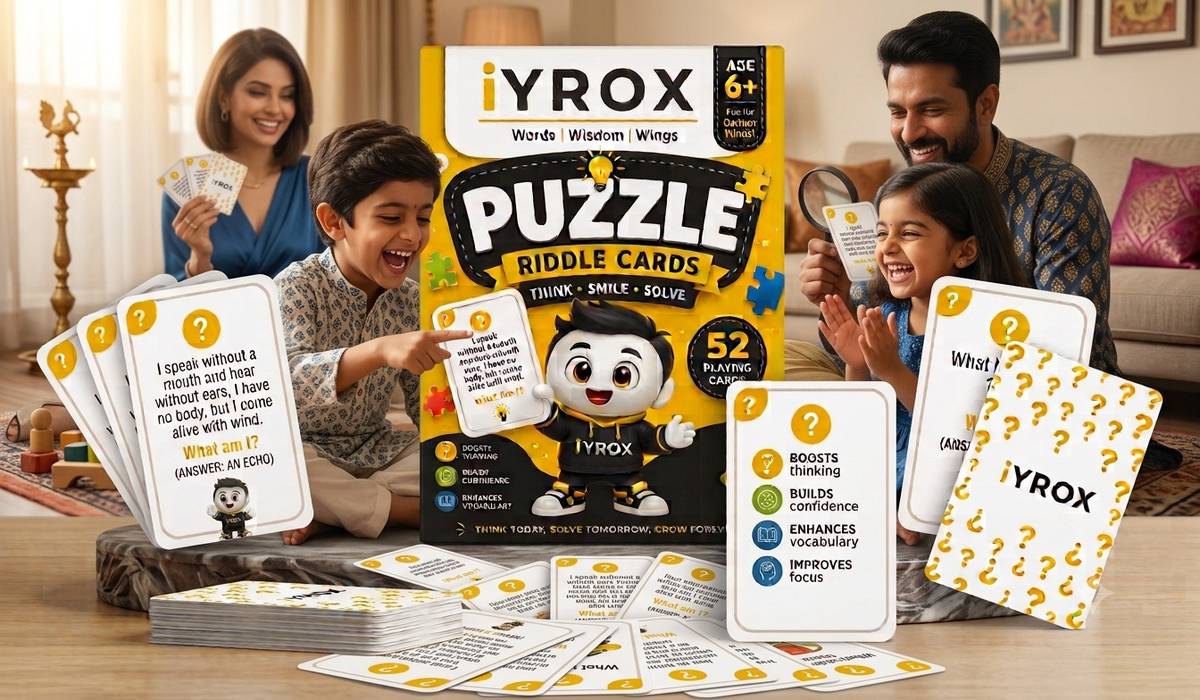 iYROX Kids Riddle Cards | 52 STEM Educational Flash Cards for 6–18 Years — photo 4