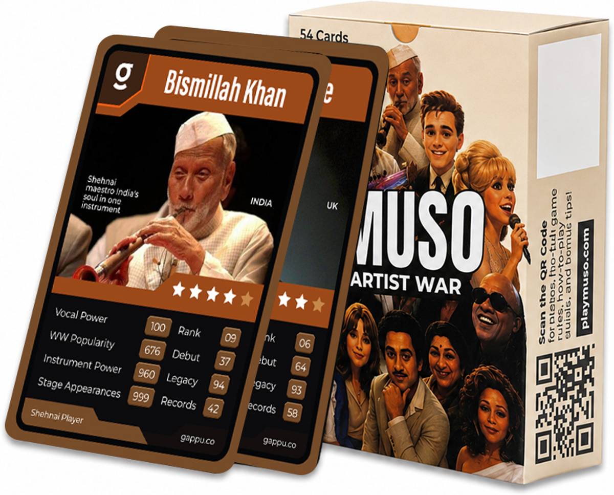 Artist War Flash Cards Musical Theme Game for Interactive Play 2-7 Players — photo 2