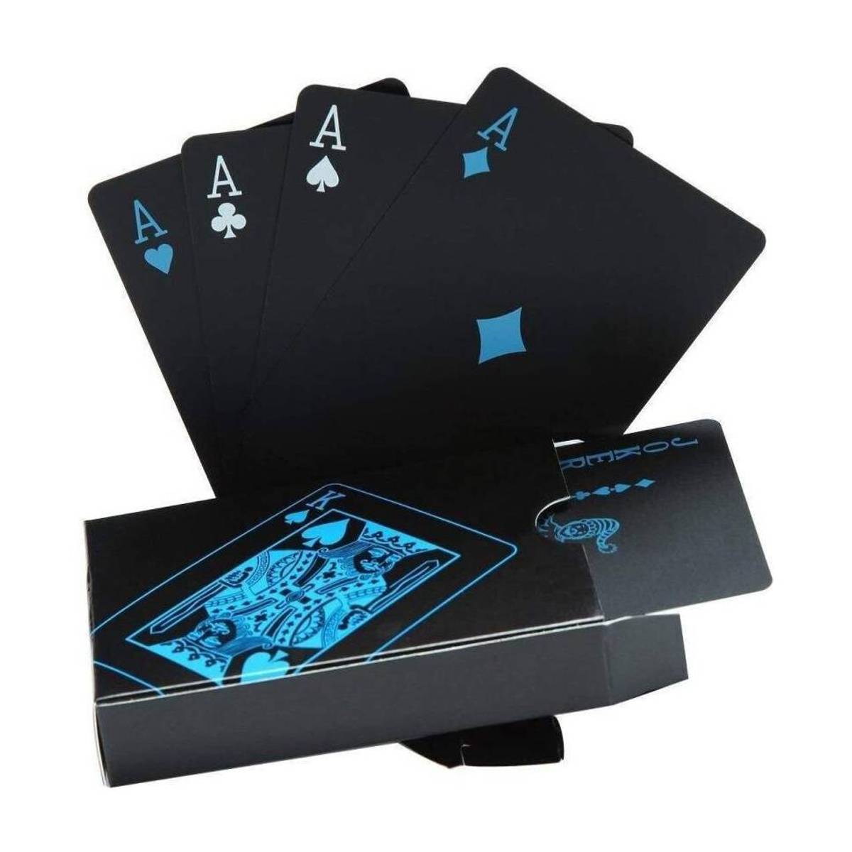 Protos India.Net Playing Card Black Teen Patti, Poker, Black Jack, Bridge Plastic Cards