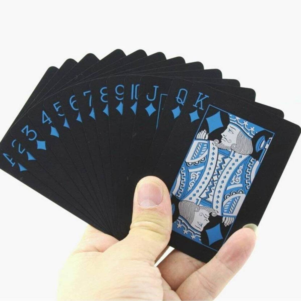 Protos India.Net Playing Card Black Teen Patti, Poker, Black Jack, Bridge Plastic Cards — photo 2