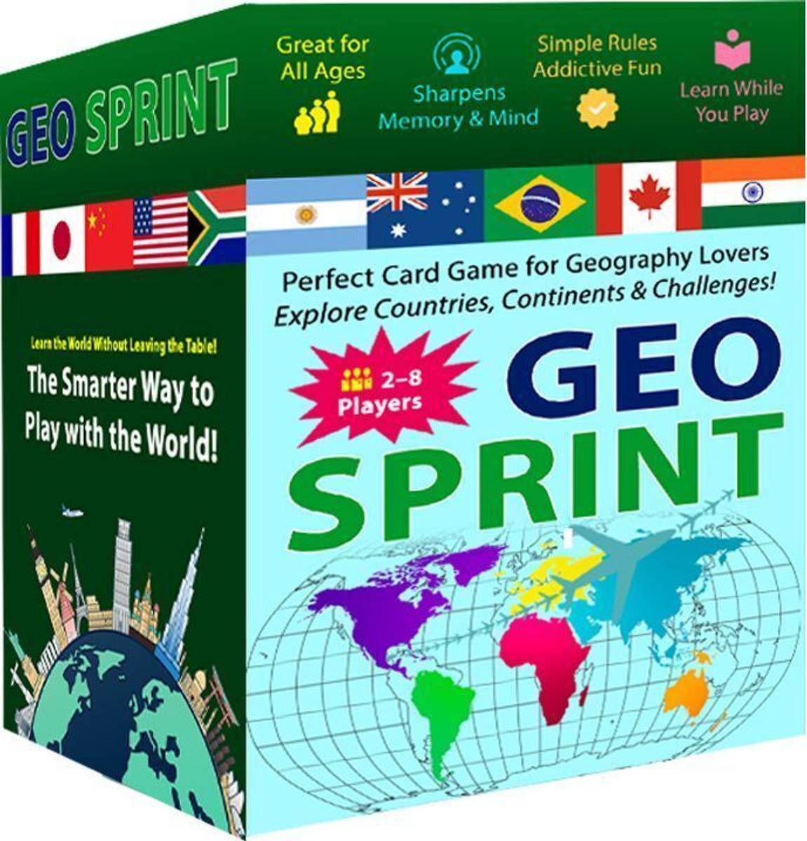 FunVidya GeoSprint - Educational Card Game for Geography Lover