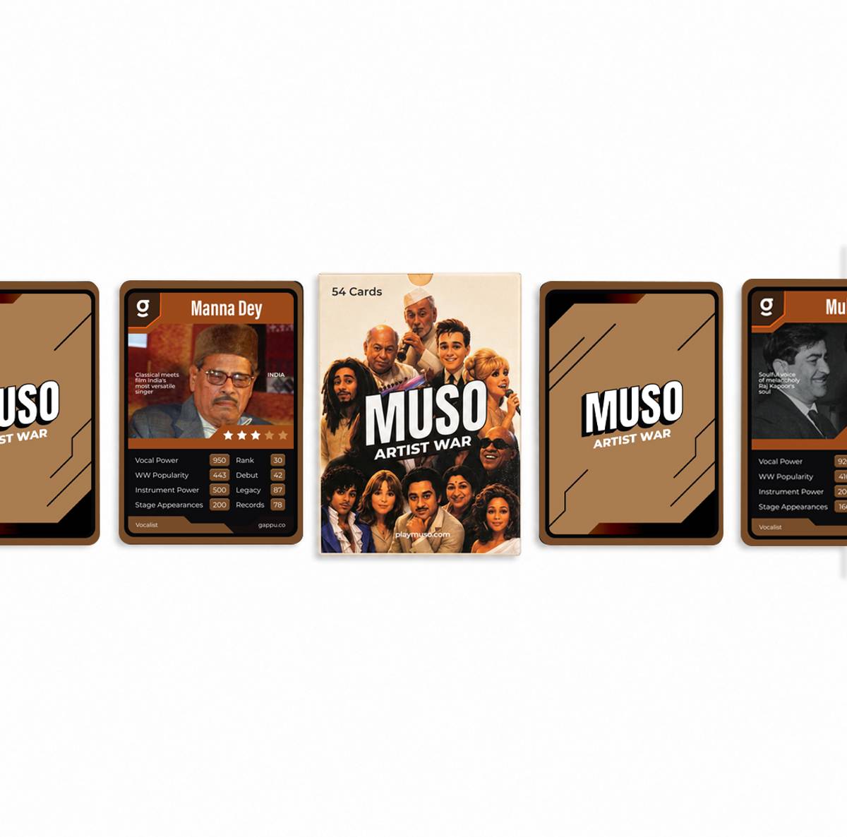Artist War Flash Cards Musical Theme Game for Interactive Play 2-7 Players — photo 4